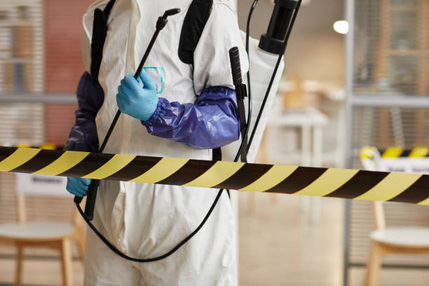 Professional Biohazard technician working in Ormond Beach, FL